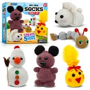 Learn & Climb Arts and Crafts for Kids Ages 8-12, Create Your Own Plush Toys, Crafts for Kids Art Set with Supplies & Instructions