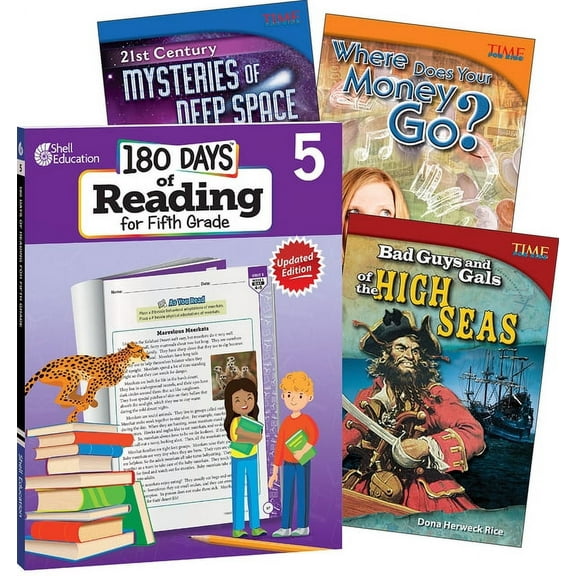 Learn-At-Home: Learn-At-Home Reading: Bundle Grade 5: 4-Book Set (Other)