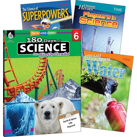 Learn-At-Home: Learn-At-Home: Science Bundle Grade 6: 4-Book Set (Other)
