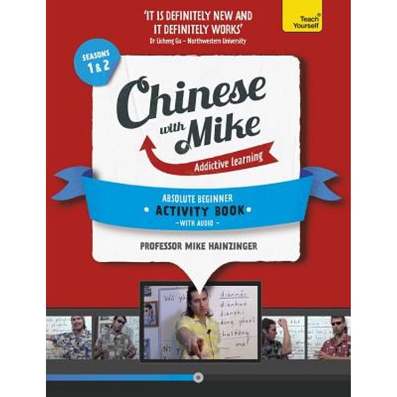 Pre-Owned Learn Chinese with Mike Absolute Beginner Activity Book Seasons 1 & 2: Book + CD-ROM (Paperback) 1444198599 9781444198591