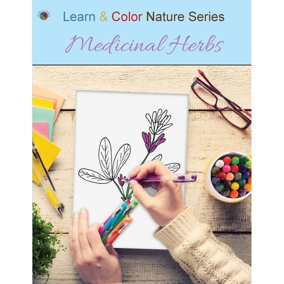 Learn & Color Nature Medicinal Herbs, (Paperback)