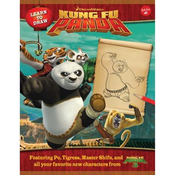 Pre-Owned Learn to Draw DreamWorks Animation's Kung Fu Panda: Featuring Po, Tigress, Master Shifu, and All Your Favorite New Characters from Kung Fu Panda 3! (Licensed Paperback - USED