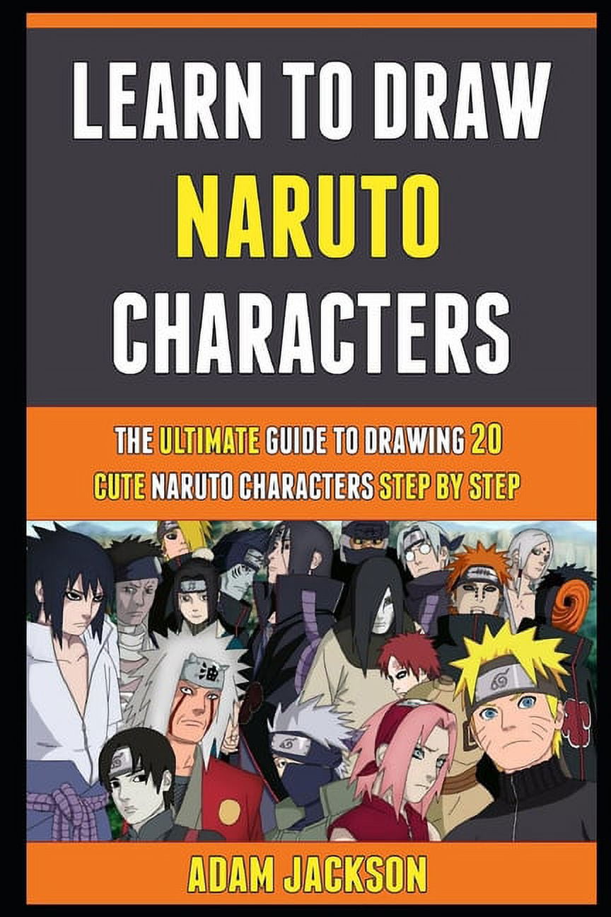 Step 10 - Drawing Naruto in Simple Steps Lesson for Kids - How to