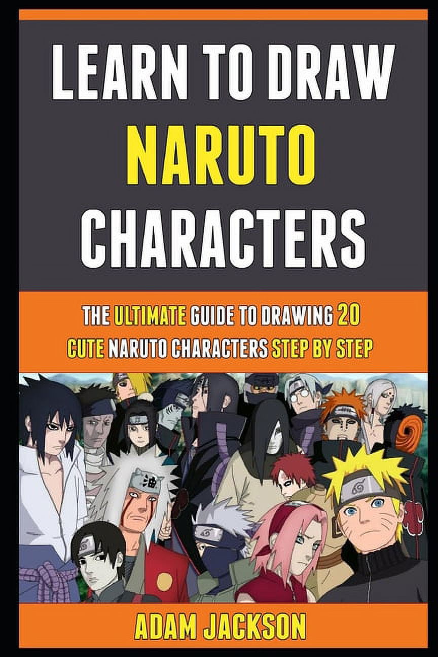 Naruto How To Draw Characters Drawing for Beginners Paperback Anime NEW