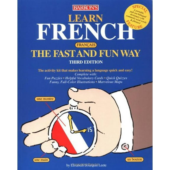 Pre-Owned Learn French the Fast and Fun Way (Paperback) 9780764125591