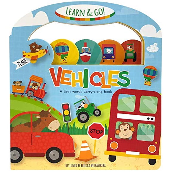 Pre-Owned Learn & Go: Vehicles - Children's Board Book - Educational Paperback