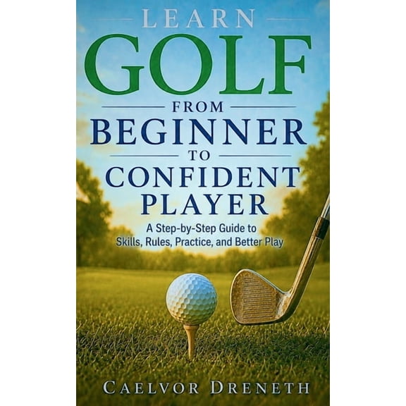 Learn Golf from Beginner to Confident Player: A Step-by-Step Guide to Skills, Rules, Practice, and Better Play, (Paperback)