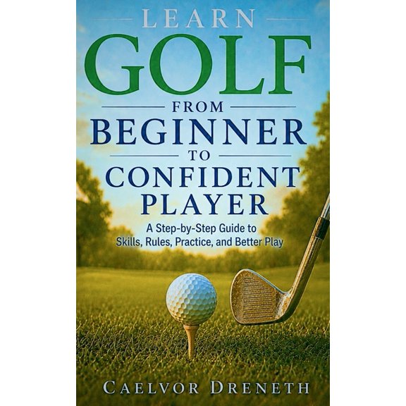 Learn Golf from Beginner to Confident Player: A Step-by-Step Guide to Skills, Rules, Practice, and Better Play, (Paperback)