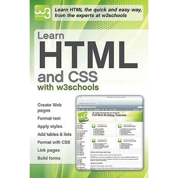 Pre-Owned Learn HTML and CSS with w3schools