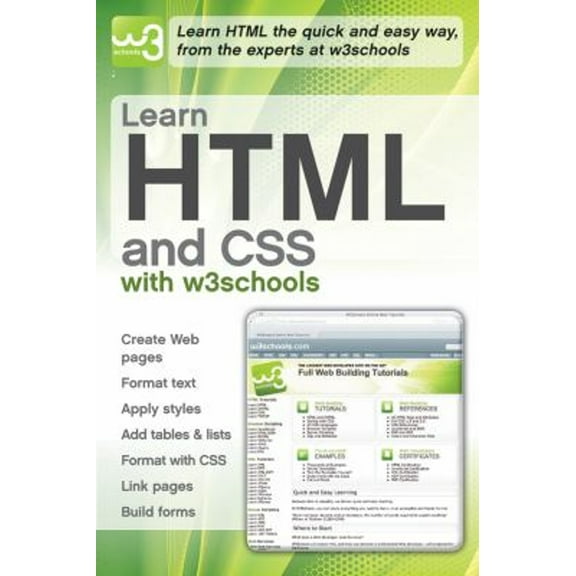 Pre-Owned Learn HTML and CSS with w3Schools (Paperback) 0470611952 9780470611951