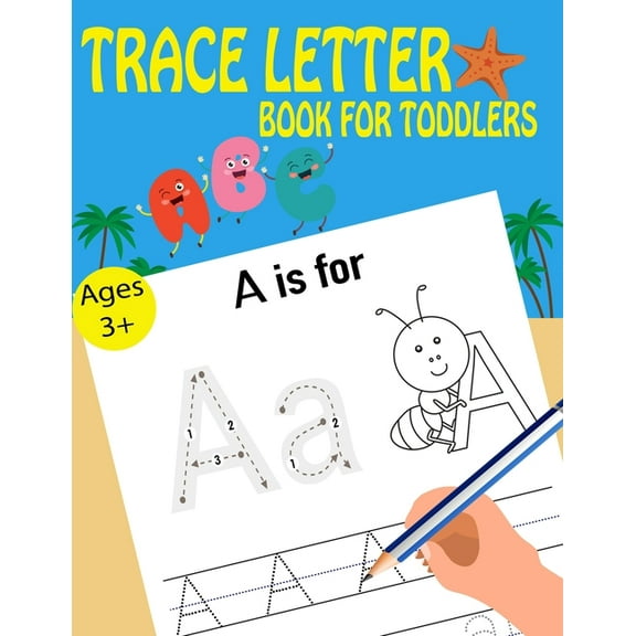 Learn Handwriting Letter Trace Books For Toddlers, Book 12, (Paperback)