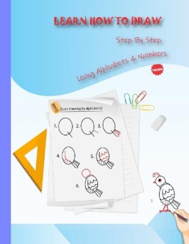 Learn How To Draw Step By Step Using Alphabets & Numbers For kids Alice ...