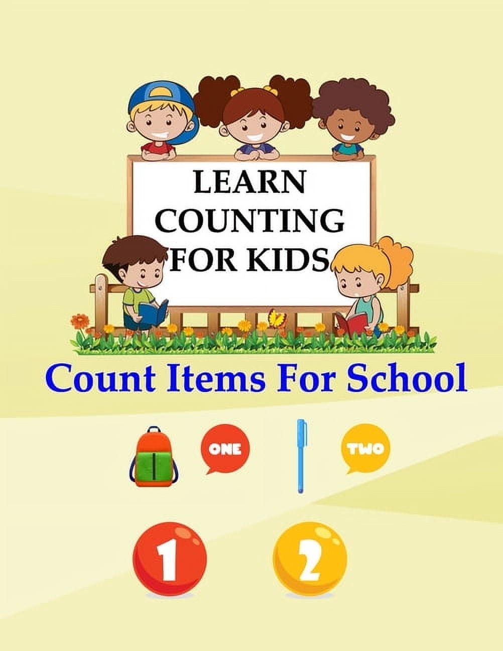 Learn Counting For Kids: Kids Counting Items For School - Walmart.com