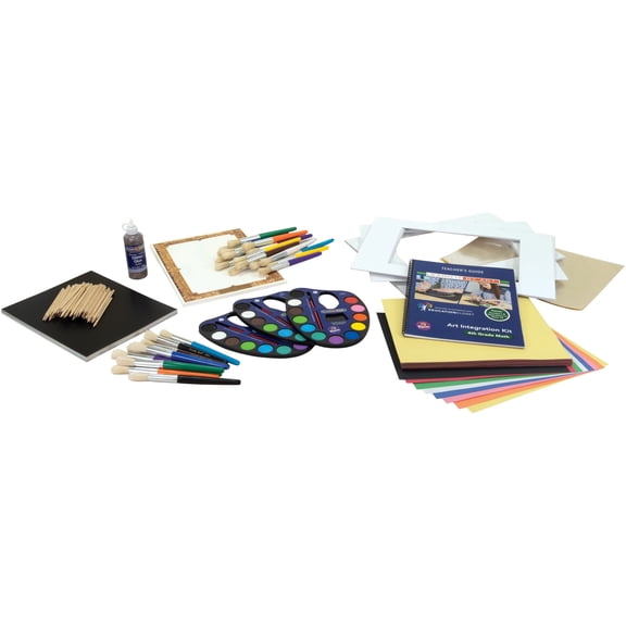 Learn It By Art, PAC100107, 4th-Grade Math Art Integration Kit, 1 Kit
