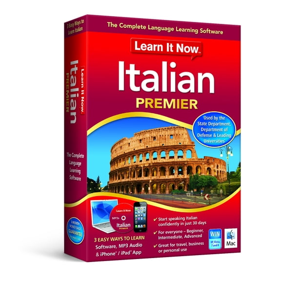 Learn It Now Italian Premier Win/Mac