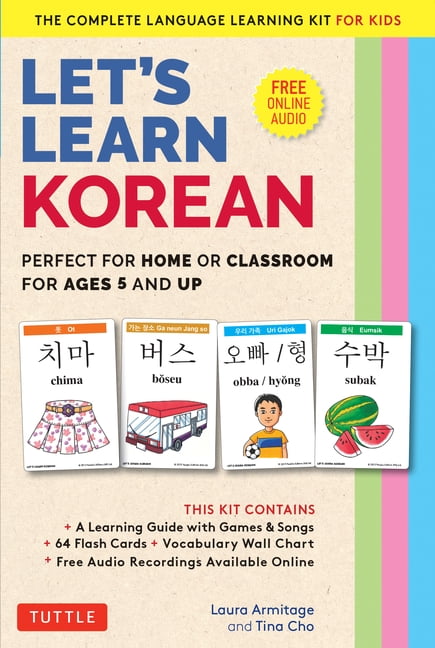 Let's Learn Korean Flash Card Kit: Perfect for Home or Classroom for Ages 5 and Up--The Complete Language Learning Kit for Kids (64 Flash Cards, Online Audio Recordings & Poster) (Other)