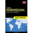 thumbnail image 1 of Learn Norwegian - Quick / Easy / Efficient: 2000 Key Vocabularies (Paperback) by Pinhok Languages, 1 of 1