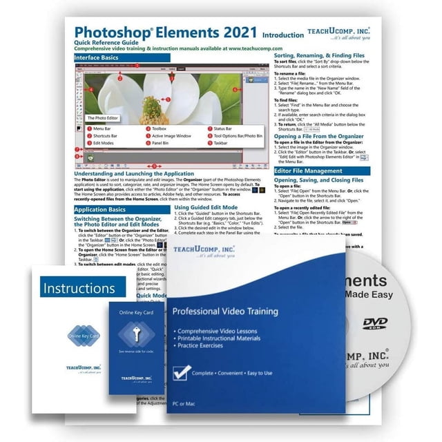 Learn Photoshop Elements 2021 Deluxe Training Tutorial- Video Lessons ...