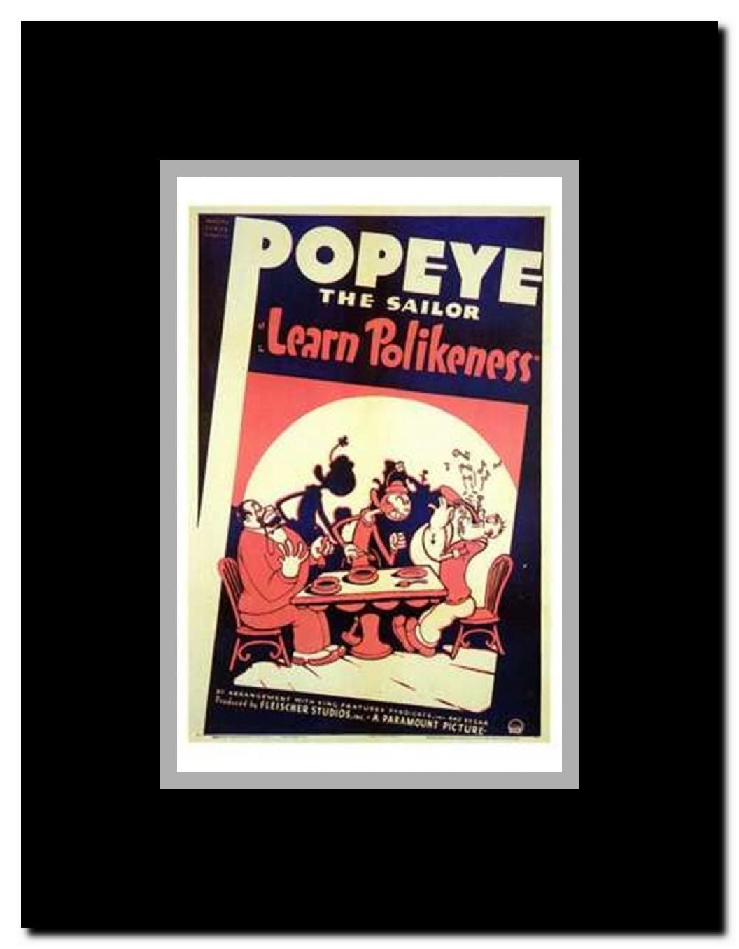 Learn Polikeness Framed Movie Poster