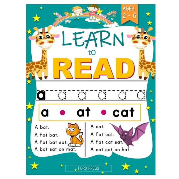 Learn to Read Phonic Activity Workbook: Teach Your Child to Read with our Easy Lessons, Words and Phonics Activity Workbook for Beginning Readers Ages 2+: Reading Made Easy For Preschool, Kindergarten