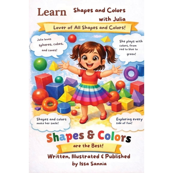 Learn Shapes and Colors with Julia, (Paperback)