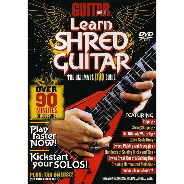 Learn Shred Guitar (DVD), Warner Brothers Pub., Special Interests