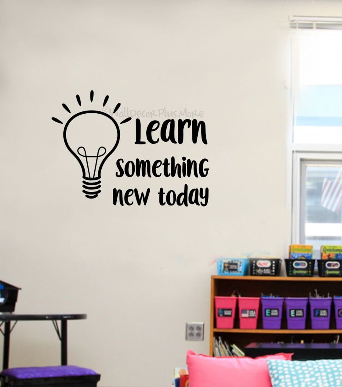 Learn Something New Today Inspirational Quotes for Wall Decor - Kids ...