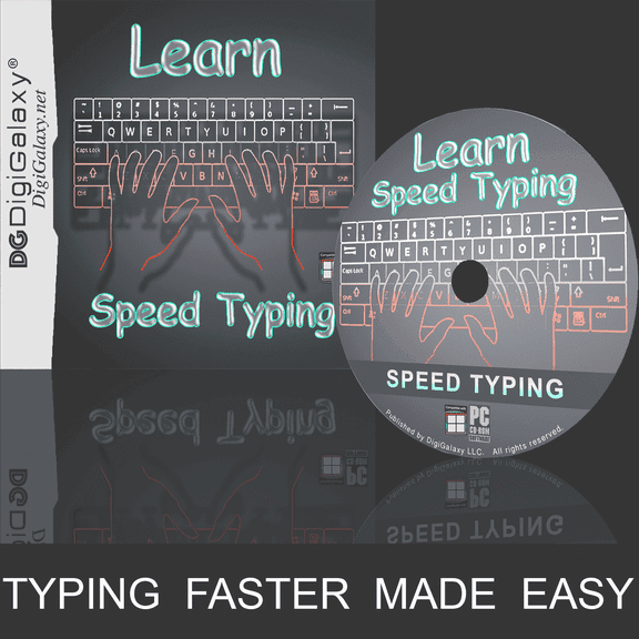 Learn Speed Typing - Typing Faster Made Easy (Windows 10 / 11 compatible)