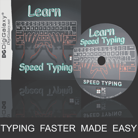 Learn Speed Typing - Typing Faster Made Easy (Windows 10 / 11 compatible)