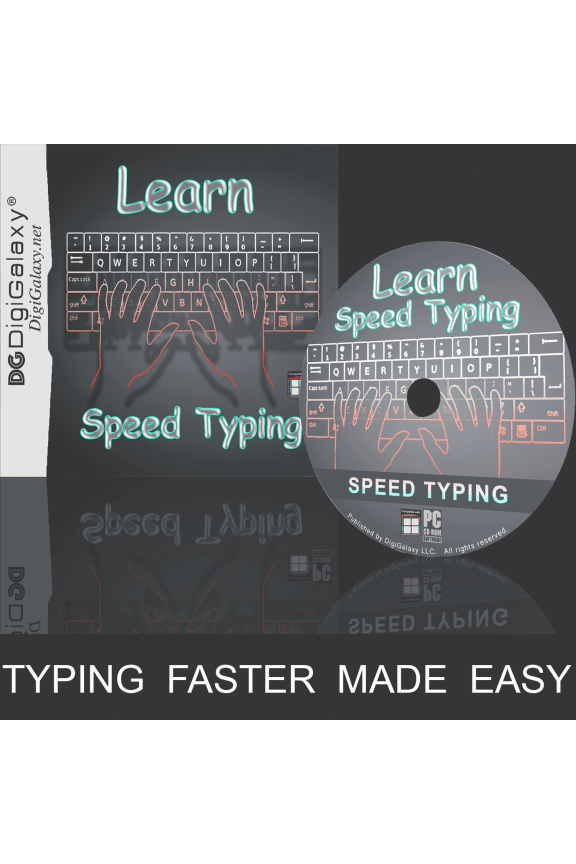 Learn Speed Typing - Typing Faster Made Easy (Windows 10 / 11  compatible)