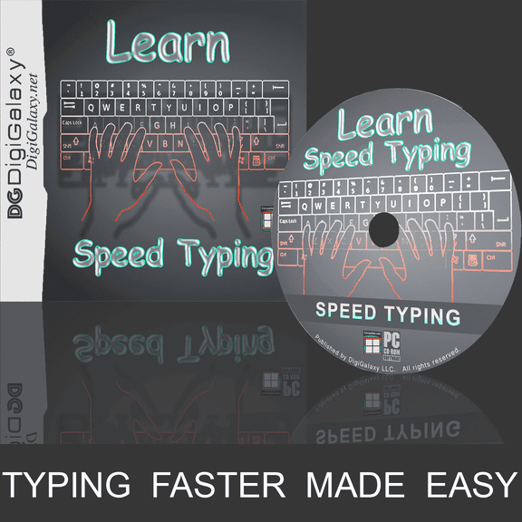 Learn Speed Typing - Typing Faster Made Easy (Windows 10 / 11 compatible)