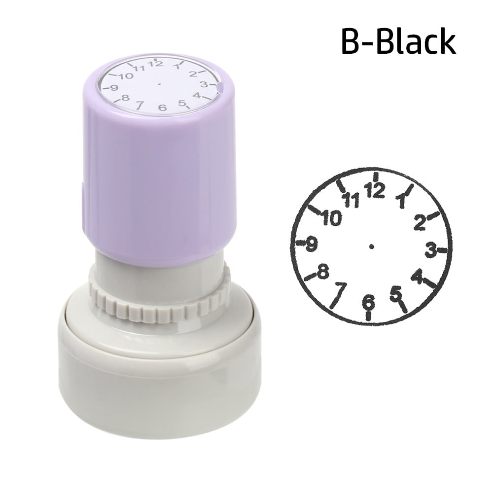 Learn Stamps Teaching Aids Kids Toy Learning Recognition Clock Stamp ...