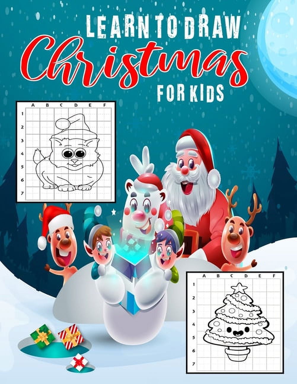 Merry Christmas Coloring Book : An preschoolers Coloring Book with Fun, Easy,  Santa and Relaxing Designs (Paperback) - Walmart.com