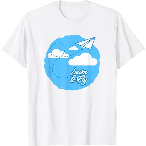 Learn To Fly Alternative Rock Lovers Electric Guitar Music T-Shirt