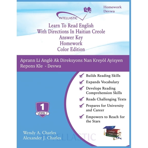 Learn To Read English With Directions In Haitian Creole Answer Key Homework: Color Edition (Paperback)