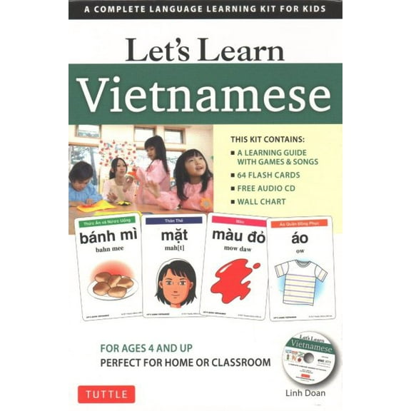 Let's Learn Vietnamese Kit: A Complete Language Learning Kit for Kids (64 Flash Cards, Free Online Audio, Games & Songs, Learning Guide and Wall Chart) (Other)