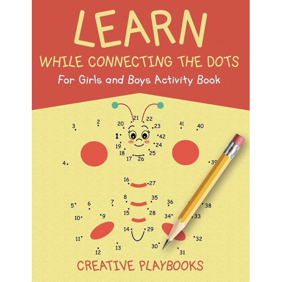 Learn While Connecting the Dots For Girls and Boys Activity Book, (Paperback)