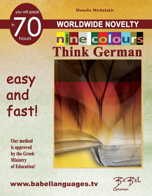 Learn a Foreign Language Compared with the English Language: Nine colours German 1 (Paperback)