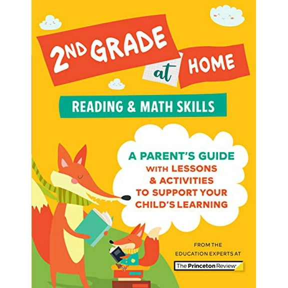 Pre-Owned 2nd Grade at Home: A Parent's Guide with Lessons & Activities to Support Your Child's Learning (Math & Reading Skills) (Paperback) 0525571744 9780525571742