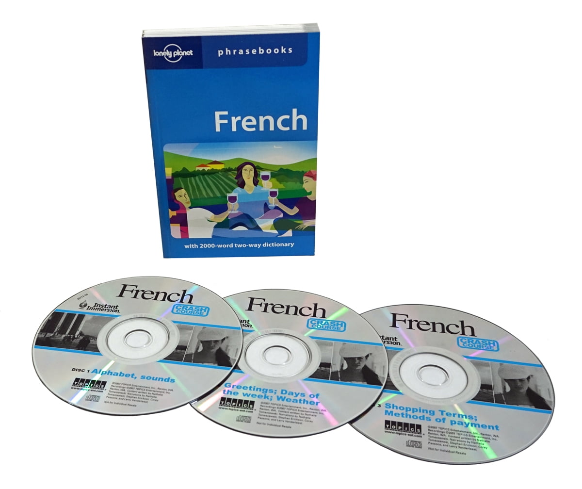 Learn how to Speak French Language (3 Audio CD Set) PLUS 2000 word two-way Phrasebook