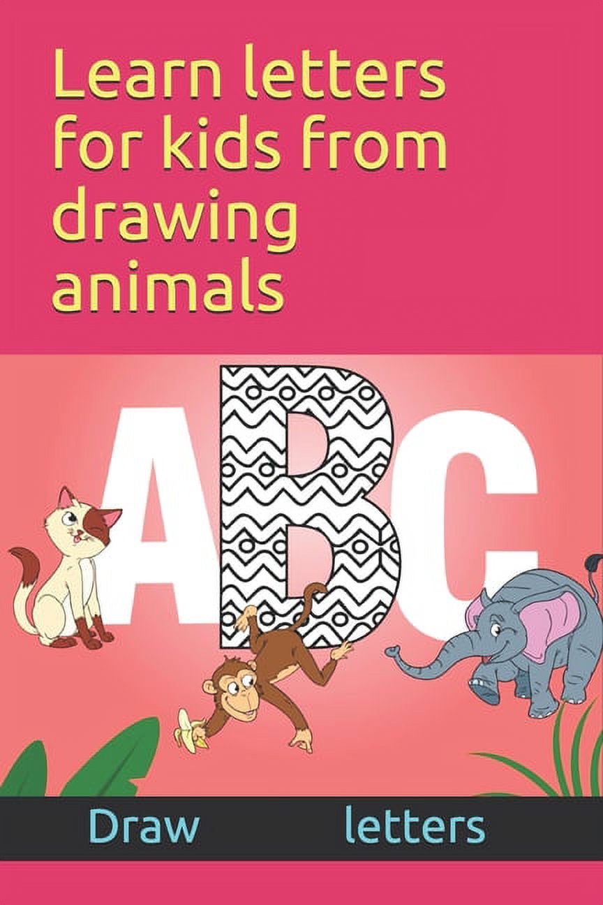 Learn letters for kids from drawing animals draw letters teach