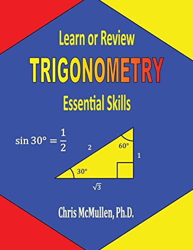 Basic Rtrignometry Pre-Owned Learn or Review Trigonometry: Essential Skills (Step-by-Step ...