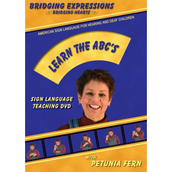 Learn the ABC's Sign Language: Practice and short words Teaching (DVD) NEW