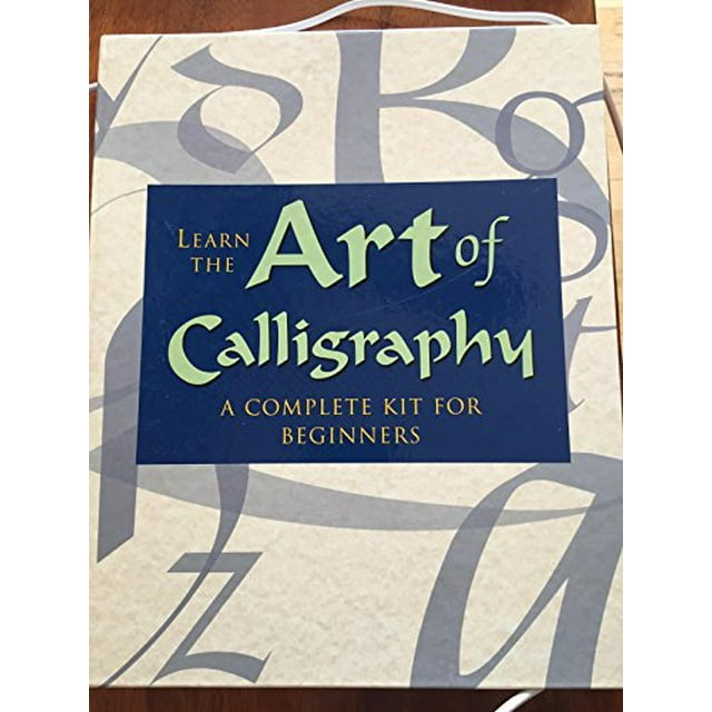 PreOwned Learn the Art of Calligraphy A StepbyStep Project Book Paperback