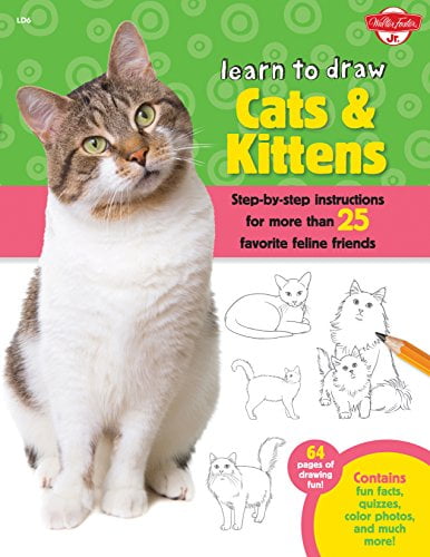 Pre-Owned Learn to Draw Cats & Kittens: Step-by-step instructions for ...