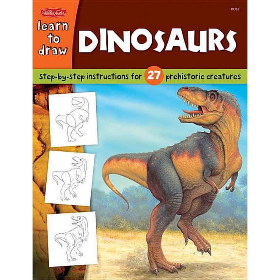 Pre-Owned Learn to Draw: Dinosaurs : Step-by-step instructions for 27 prehistoric creatures (Paperback)