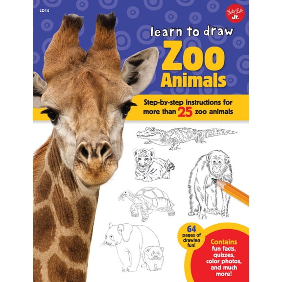 Pre-Owned Learn to Draw: Learn to Draw Zoo Animals : Step-by-step instructions for more than 25 zoo animals (Paperback)