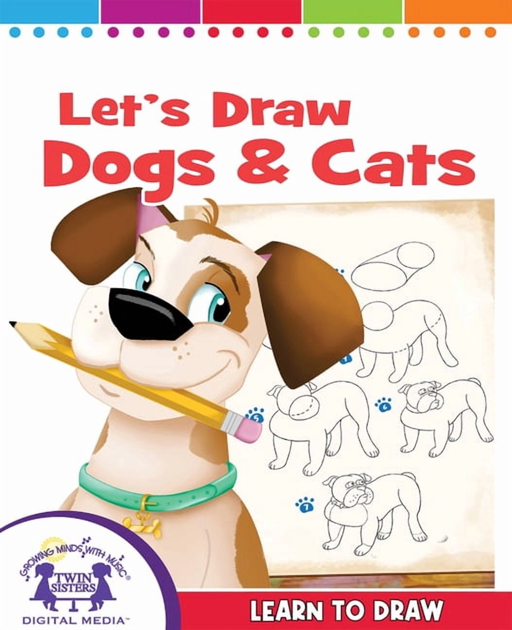 Learn to Draw Let's Draw Dogs and Cats, (Paperback)