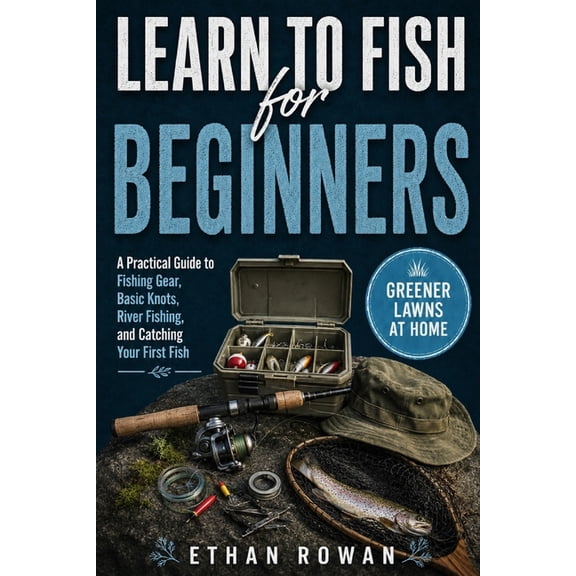 Learn to Fish for Beginners: A Practical Guide to Fishing Gear, Basic Knots, River Fishing, and Catching Your First Fish, (Paperback)