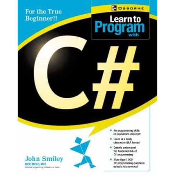 Pre-Owned Learn to Program with C# (Paperback) 0072222611 9780072222616